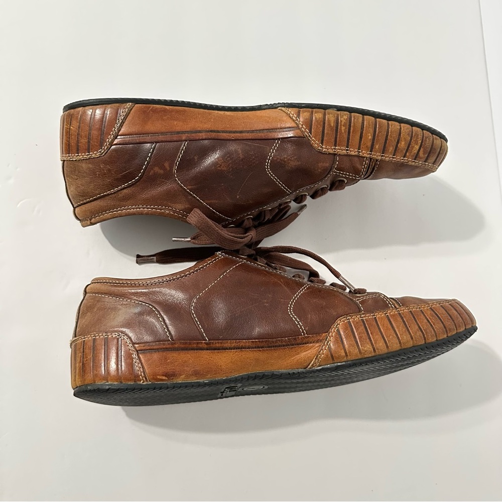 Cole Haan Noah Oxford Men's 10.5 Brown Leather Cap Toe Shoes (Like Nantucket) - Picture 7 of 11